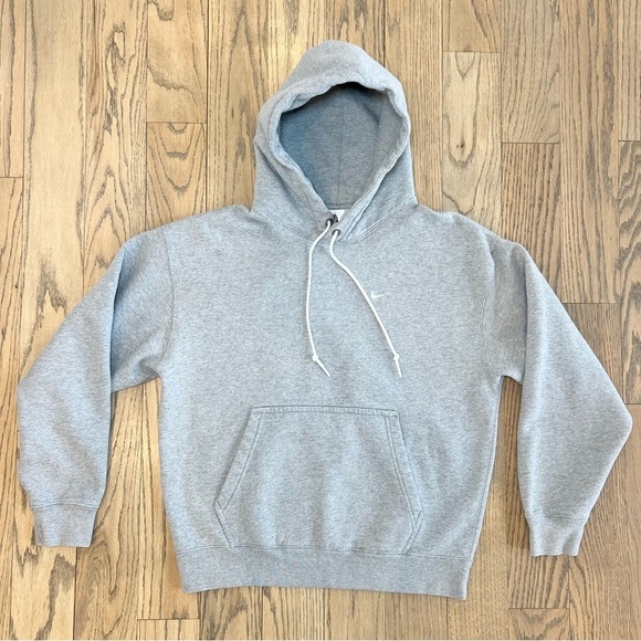 Nike Tops - NIKE Men’s Logo Embroidered Cotton Blend Jersey Pullover Hoodie Size Medium